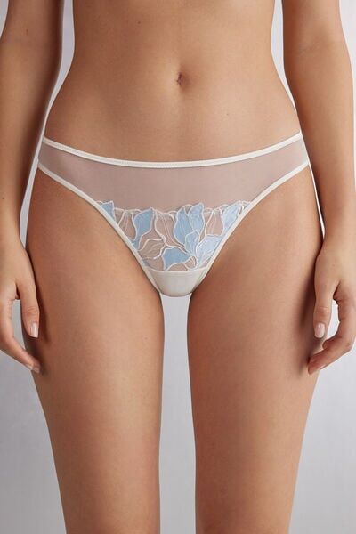 Intimissimi Brasiliana Eternal Flowers Donna Bianco Taglia 3