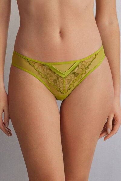 Intimissimi Brasiliana Sweet Like Sugar Donna Verde Taglia 5