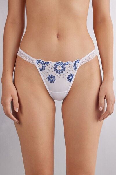 Intimissimi Brasiliana a Fianchetto Good Morning Santorini Donna Blu Taglia 2