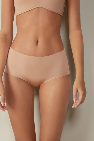 Intimissimi Culotte in Microfibra Senza Cuciture Donna Naturale Taglia 3