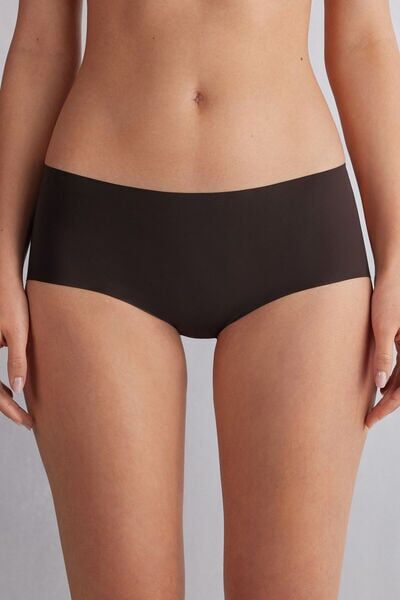 Intimissimi Culotte in Microfibra Senza Cuciture Donna Marrone Taglia 4