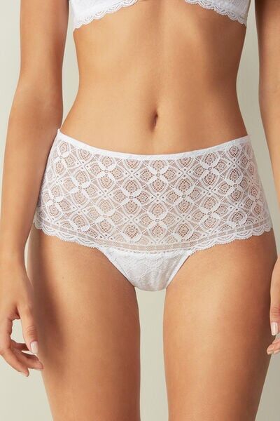 Intimissimi Culotte in Pizzo Donna Bianco Taglia 2