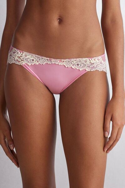 Intimissimi Slip a Pretty Flowers Donna Rosa Taglia 3