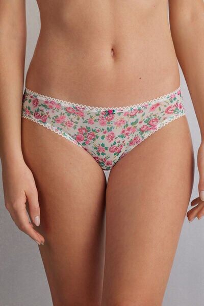 Intimissimi Slip Life is a Flower Donna Floreale Taglia 3