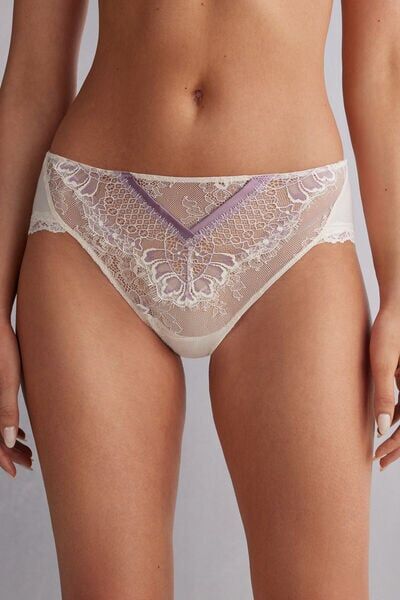 Intimissimi Slip Secret Garden Donna Bianco Taglia 6