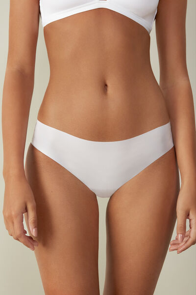 Intimissimi Slip in Microfibra Senza Cuciture Donna Bianco Taglia 4