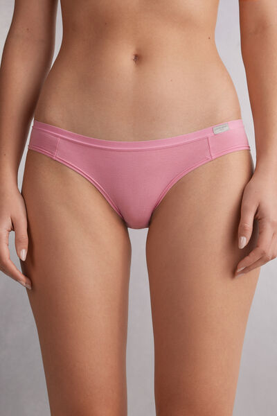 Intimissimi Slip in Cotone Donna Rosa Taglia 3