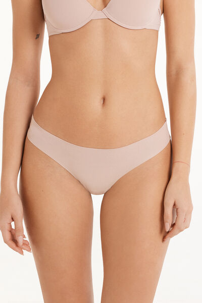 Tezenis Brasiliano senza cuciture in cotone Donna Naturale Tamaño XS