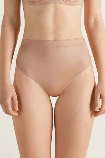 Tezenis Brasiliano Alto Ultralight Shaping Donna Naturale Tamaño XS