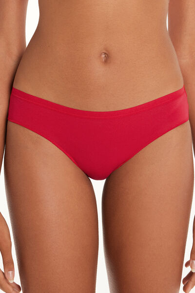 Tezenis Slip in cotone Donna Rosso Tamaño S