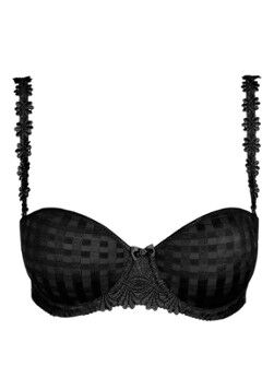 Marie Jo Avero strapless bh met afneembare bandjes - Zwart