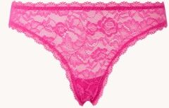 Aubade Rosessence tanga van kant - Fuchsia