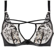 Agent Provocateur Ozella beugel bh met kant - Zwart