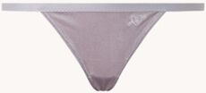 Love Stories Wild Rose tanga met fluweel en kant - Lila