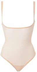 Wolford Tuile corrigerende stringbody van mesh - Beige