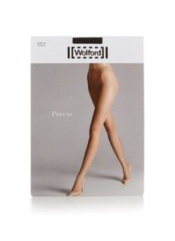 Wolford Pure panty in 10 denier - Diepzwart