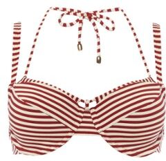 marlies | dekkers marlies   dekkers Holi Vintage push-up balconette bikinitop D+ met streepprint - Rood