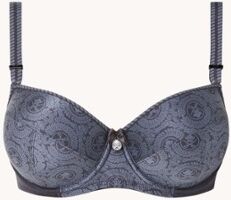 marlies | dekkers marlies   dekkers Savage Sadie voorgevormde balconette bh met print - Donkerblauw