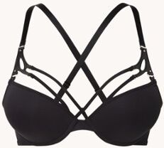 marlies | dekkers marlies   dekkers Shieldmaiden plunge voorgevormde push-up bh - Zwart