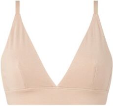 Organic Basics Bralette van biologisch katoen - Beige