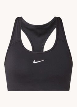 Nike Sport bh met medium support en Dri-FIT - Zwart