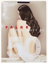 Falke Pure Matt panty in 50 denier - Zwart