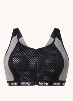 Hunkemöller Sport bh met high support en uitneembare padding - Zwart