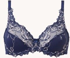 Hunkemöller Diva beugel bh met kant - Blauw