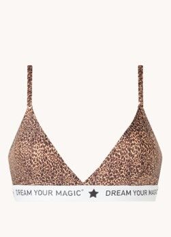 MAGIC Bodyfashion Dream bralette met logoband - Bruin