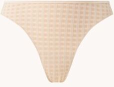 Marie Jo Avero string met broderie - Beige