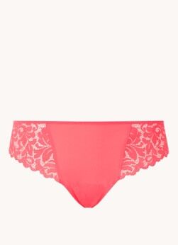 Marie Jo Ellis string met kant - Roze