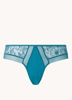 Calvin Klein Slip met borduring - Zeegroen