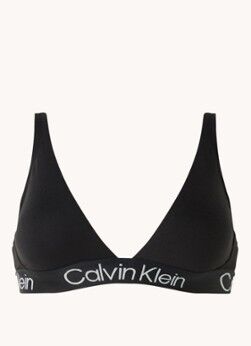 Calvin Klein Bralette met uitneembare vulling - Zwart