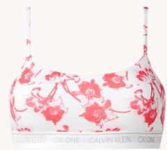 Calvin Klein Bralette met logoband - Lichtroze