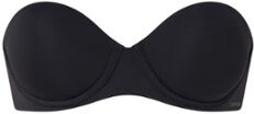 Calvin Klein Voorgevormde strapless push-up bh - Zwart