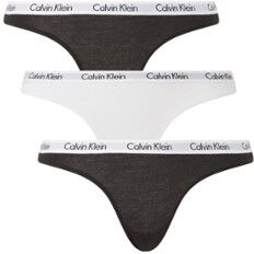 Calvin Klein Carousel string in 3-pack - Wit