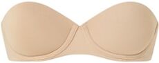 Calvin Klein Voorgevormde strapless push-up bh - Beige