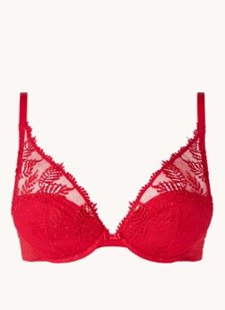 Simone Pérèle Bloom beugel bh met uitneembare push-up - Donkerrood