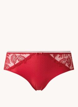 Simone Pérèle Bloom shorty met kant - Rood