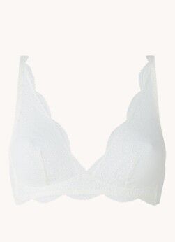 Simone Pérèle Karma bralette van kant - Gebroken wit