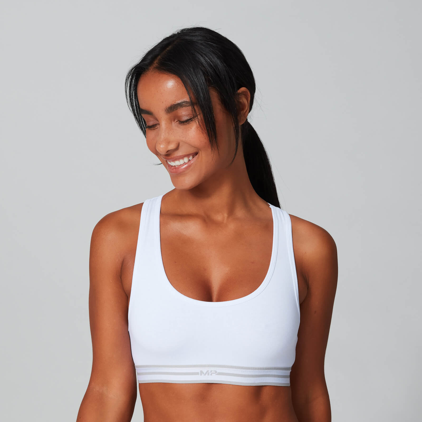 Myprotein Logo Crop Top (2 Pack) - White - M