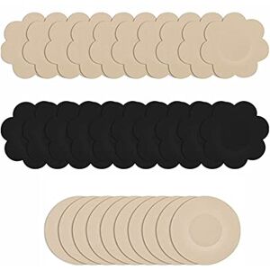 Voarge Vrouwen 30 stuks (15 paar) Wegwerp Stickers Tepels Deksel Wegwerp Covers met Lijm, Meerkleurig, M