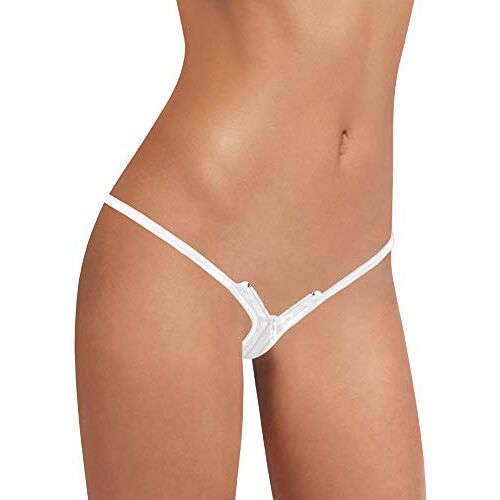 Sohimary 424 Dames String Tanga Thong Rits XS S M 32 34 36 38 Wit