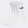 adidas Trefoil Cushion Sokken 3 Paar White 31-33,34-36,37-39,40-42,43-45,46-48 Unisex
