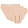 Vivisence Smooth Dames Slips 4011, Beige 3-pack, XL