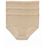 Nina von C. Dames tailleslip 3-pack Modal Stretch kanten detailband, nude, 48