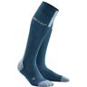 CEP RUN SOCKS 3.0 voor dames   Compressiesok met nauwkeurig drukverloop in blauw/grijs   Maat IV