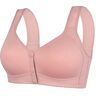 Générique 2024 AI Dames No Steel Ring Front Close Bra T-Back Plus Size Naadloze Naadloze BH voor buste Laag Maat 6, B, 46