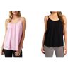 jfzlkbq Hemdjes voor vrouwen Ingebouwde beha, Tanktops met ingebouwde beha's, Ingebouwde beha Tanktops voor dames (5XL,Pink + Black)