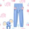 Yagerod Elephant Pajama Pants Men, Elephant Trunk Pajama Pants Men, Elephant Pajamas Men, Unisex Soft Elephant Homewear (Blue,L)